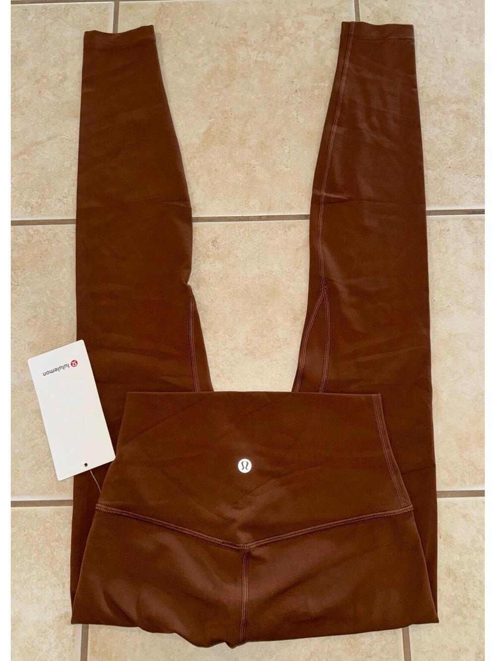 Lululemon Align High Rise 28” Roasted Brown Size 4 NWT